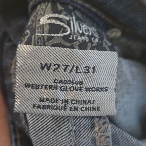 Womens silver jeans waist size 27 - Picture 9 of 9
